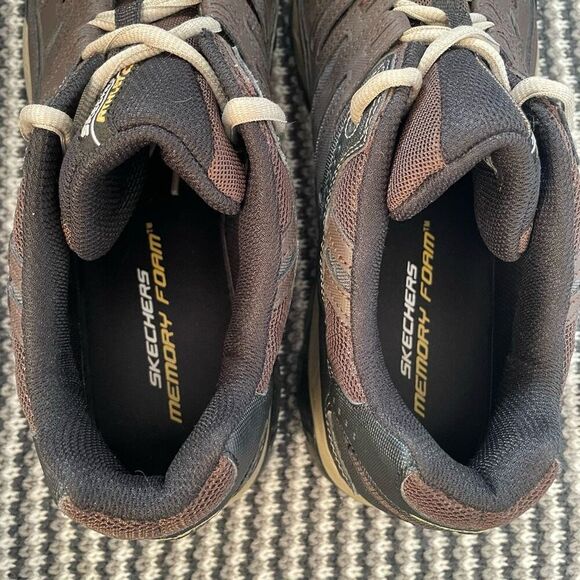 Skechers Brown and Black Athletic Shoes - Picture 10 of 11